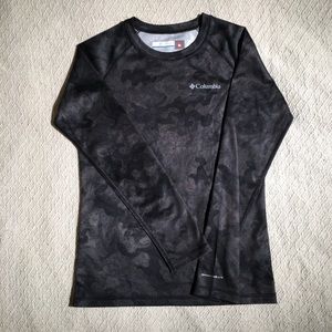 Columbia Long Sleeve Camo Print Shirt Boys Size M